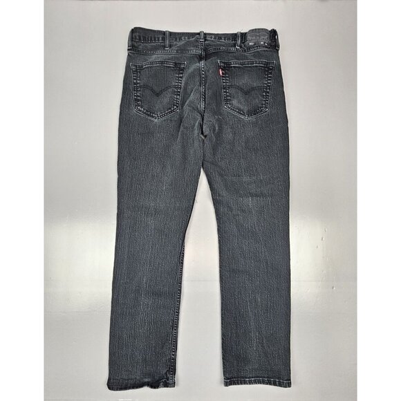 Levis 511 Jean Mens 38x32 Black Slim Straight Denim 5 Pocket. - Picture 8 of 8